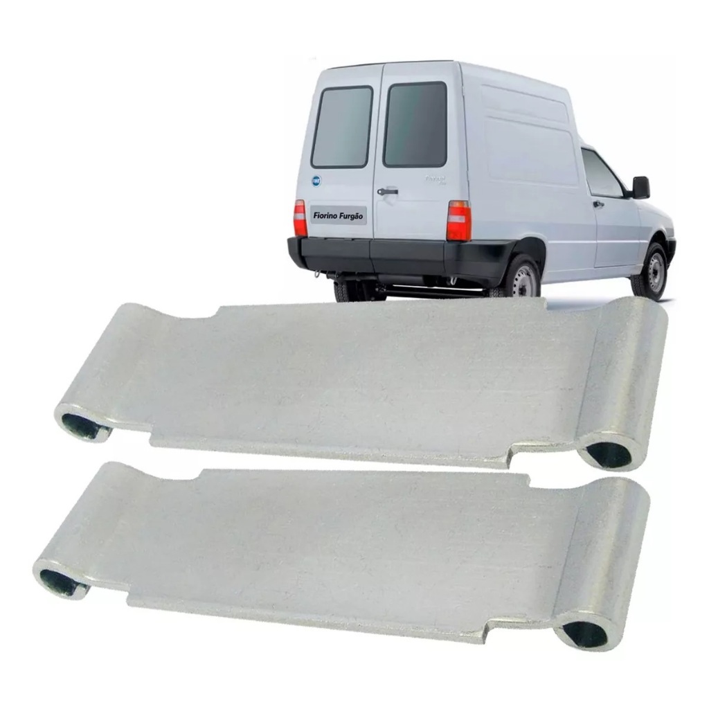 Kit Chapa Trava Limitador Porta Traseira Fiorino Baú 1985 A 2013