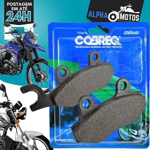 Pastilha Dianteira Cobreq Yes 125 Xtz 125 Xtz 250 Lander Tenere Xtz 750 Super Tenere