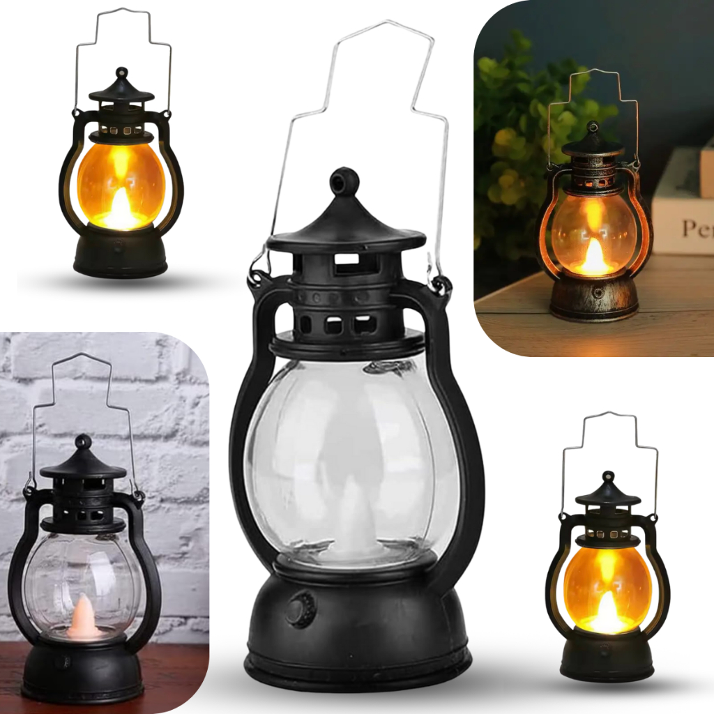 Kit - 4 Até 12 Vela Decorativa Lampião LED Luminária em Oferta na Shopee