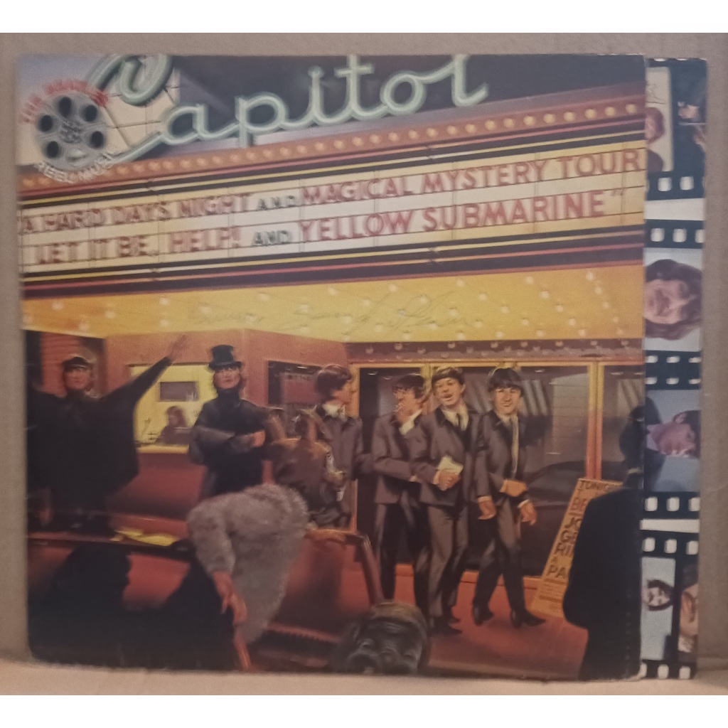 LP Disco De Vinil The Beatles - Reel Music - C/ Encarte e Livreto LP VG+ Capa VG Escrita Ler Desc.