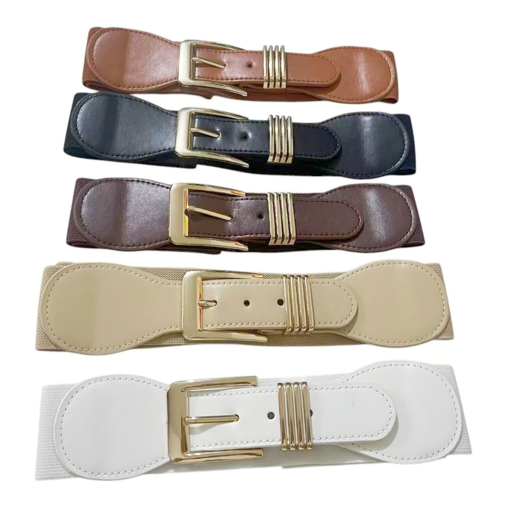Cinto Elástico Largo Feminino Acessórios De Vestuário em Oferta na Shopee