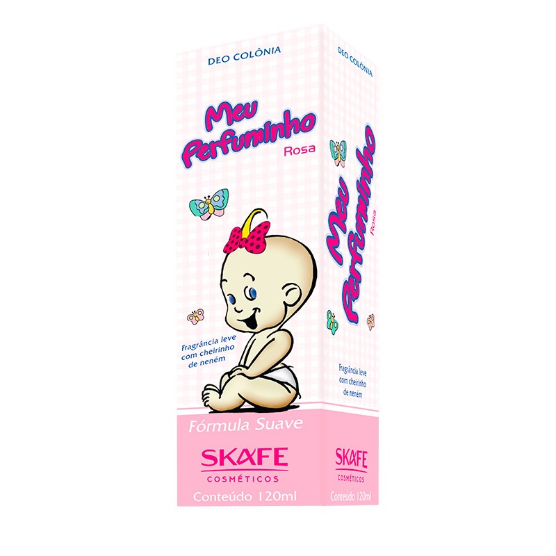 Colônia Infantil Rosa Skafe Meu Perfuminho 120ml