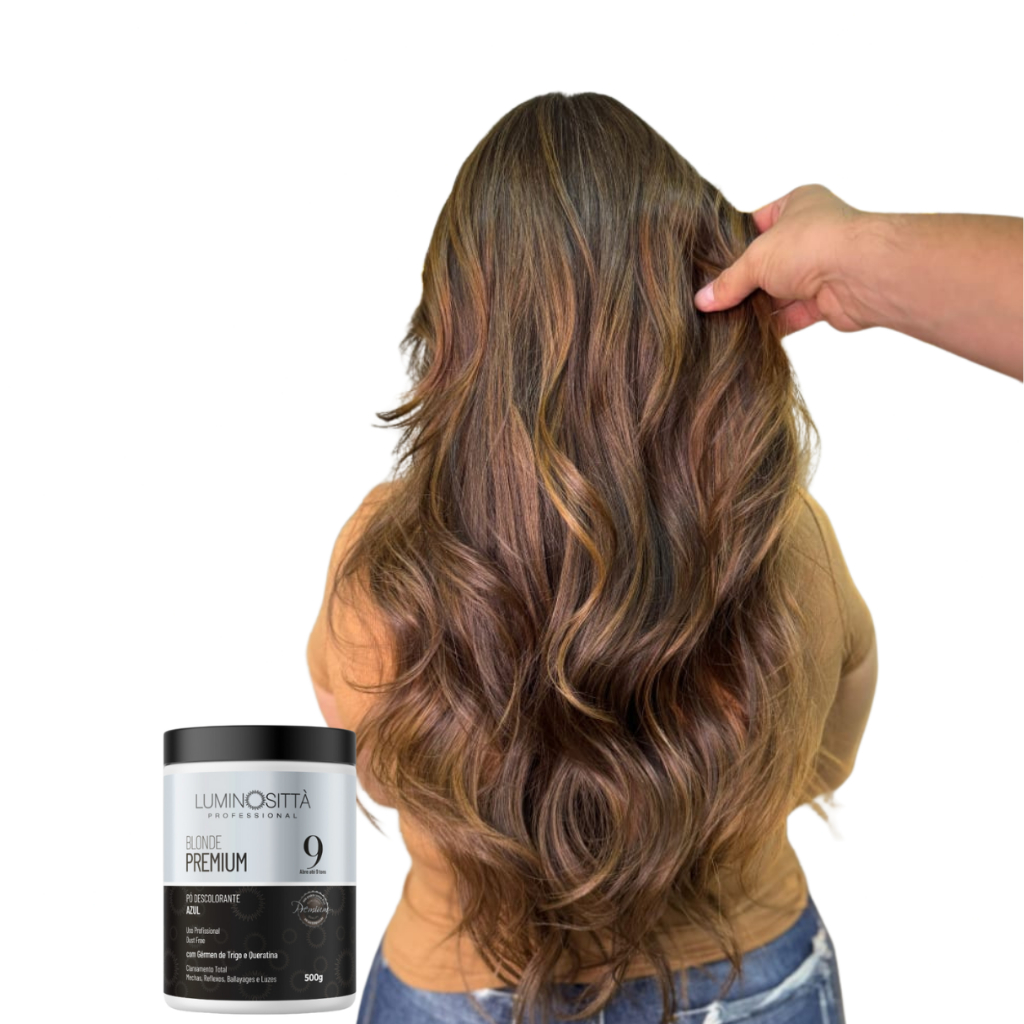 Pó descolorante Luminositta Azul Blonde Premium 500g