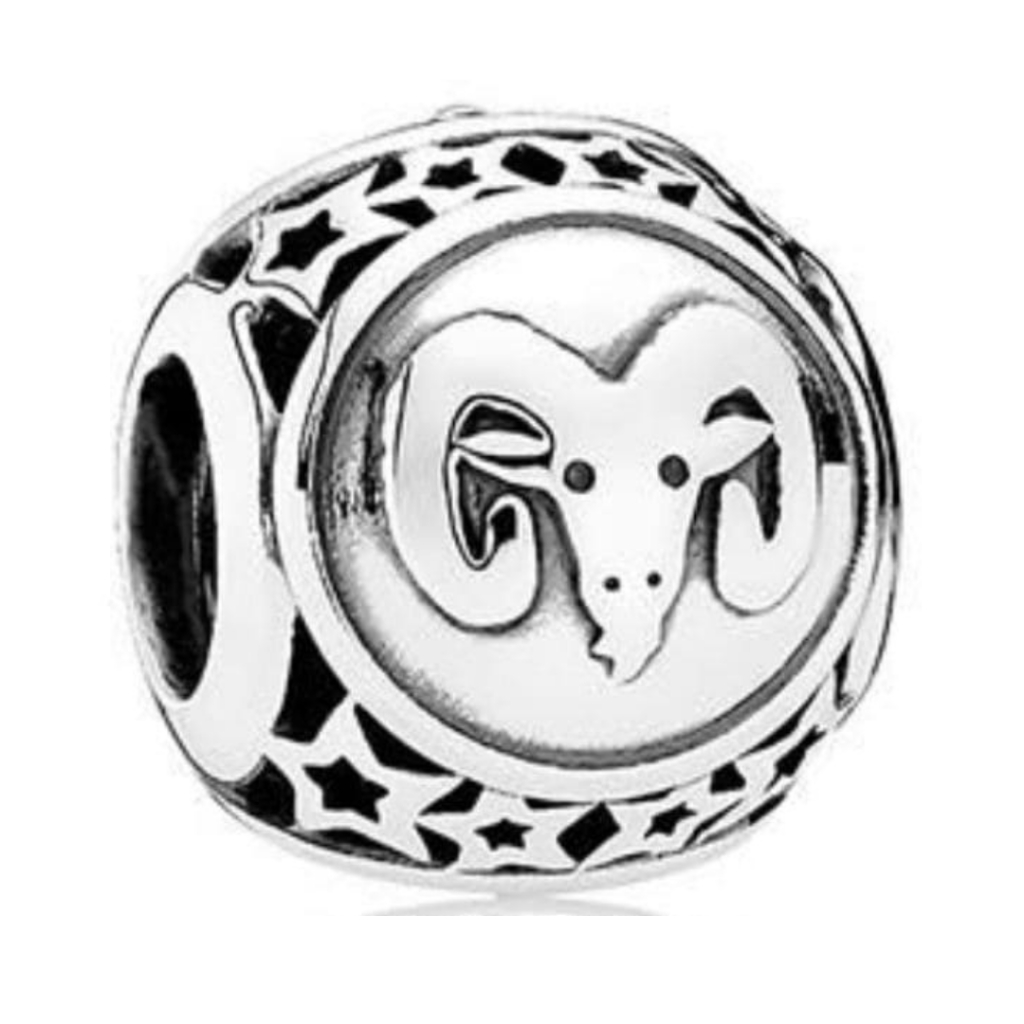 Berloque Signo Aries Prata 925 Com Certificado