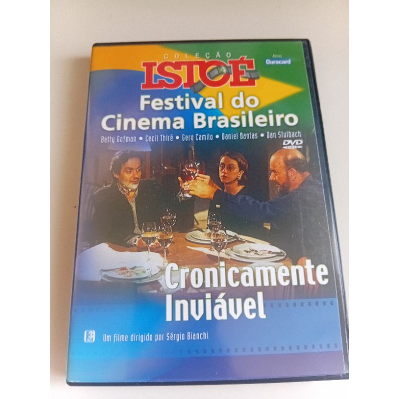 DVD filme cronicamente inviável Sérgio bianchi ótimo estado mídia e capa