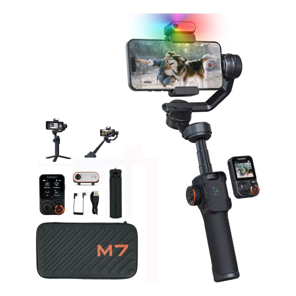 Estabilizador Gimbal Hohem Isteady M7 Para Celular Com Ras em Oferta na Shopee