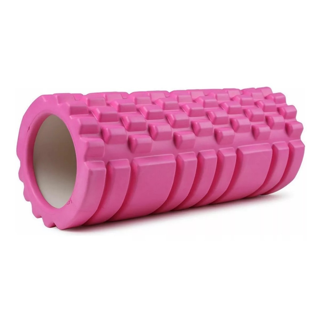 Rolo Massagem Foam Roller Liberação Miofascial Soltura - Rosa Ac Descontos em Oferta na Shopee