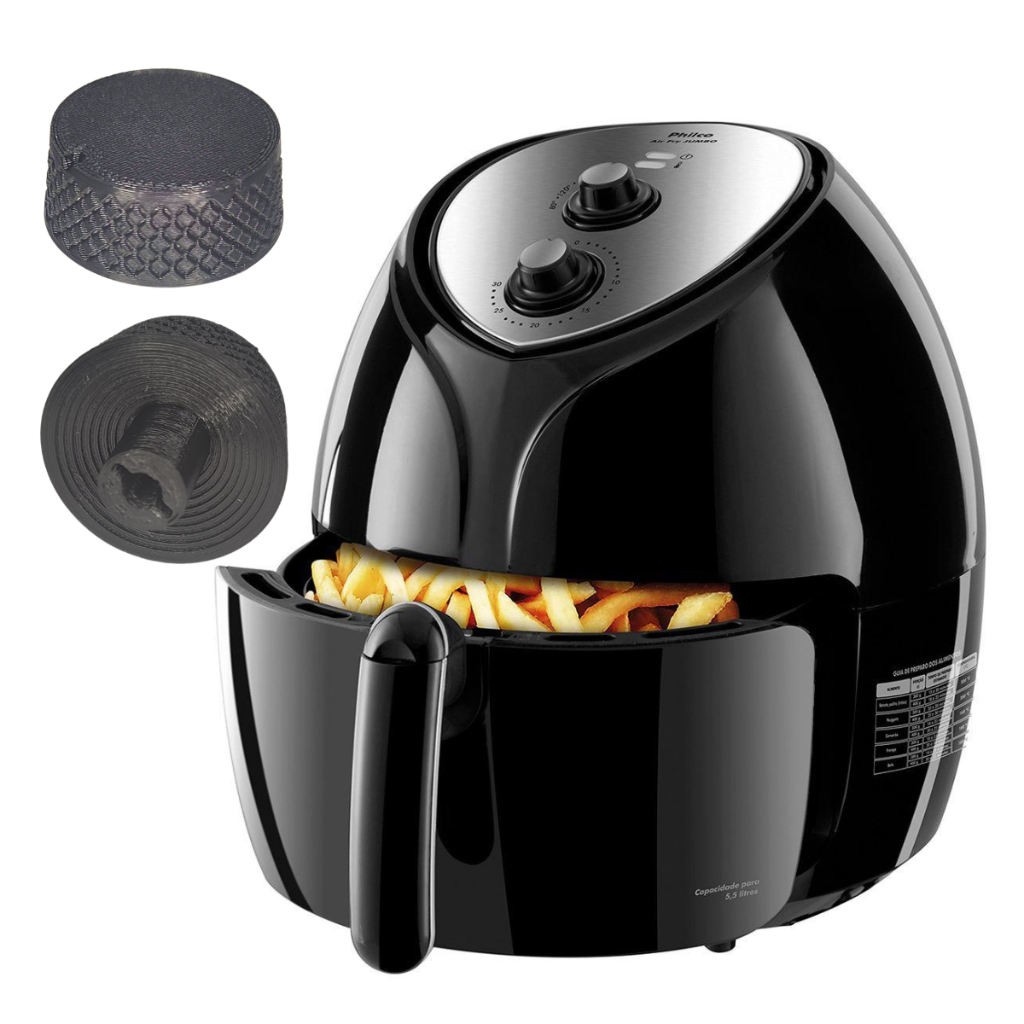Botão Compatível Air Fryer Philco Air Fry Jumbo 5,5L