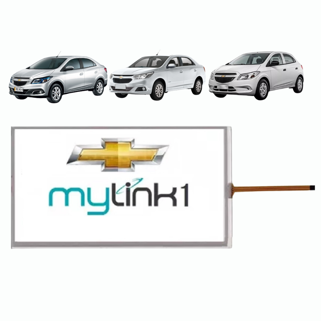 TOUCH SCREEN TELA DE TOQUE GM CHEVROLET MY LINK 1 DO ONIX PRISMA TRACKER COBALT SONIC S10 SPIN em Oferta na Shopee
