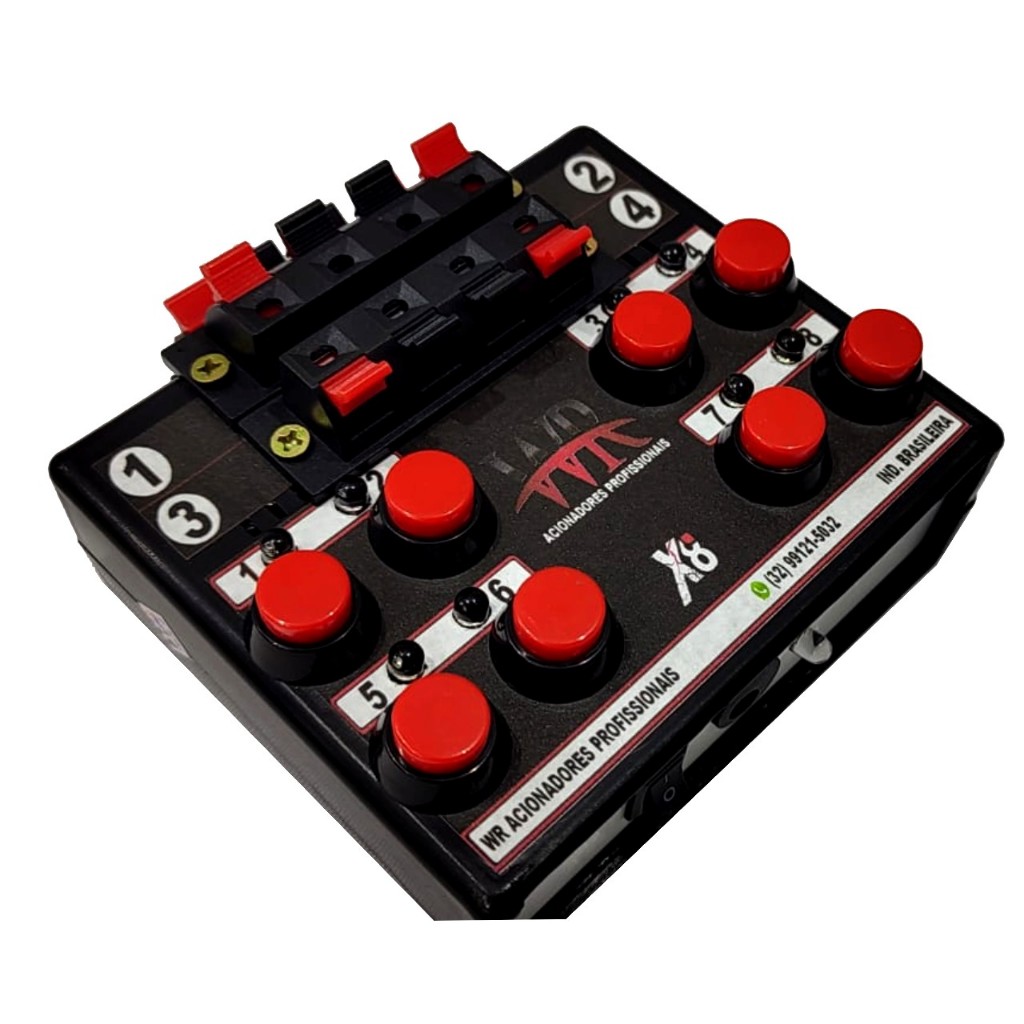 Mesa Acionadora De Fogos Indoor Papel Gerb 8 Canais C/teste