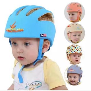 Capacete Protetor de Segurança para Bebês, Feito de malha de algodão macio e ajustável, Segurança do Bebê