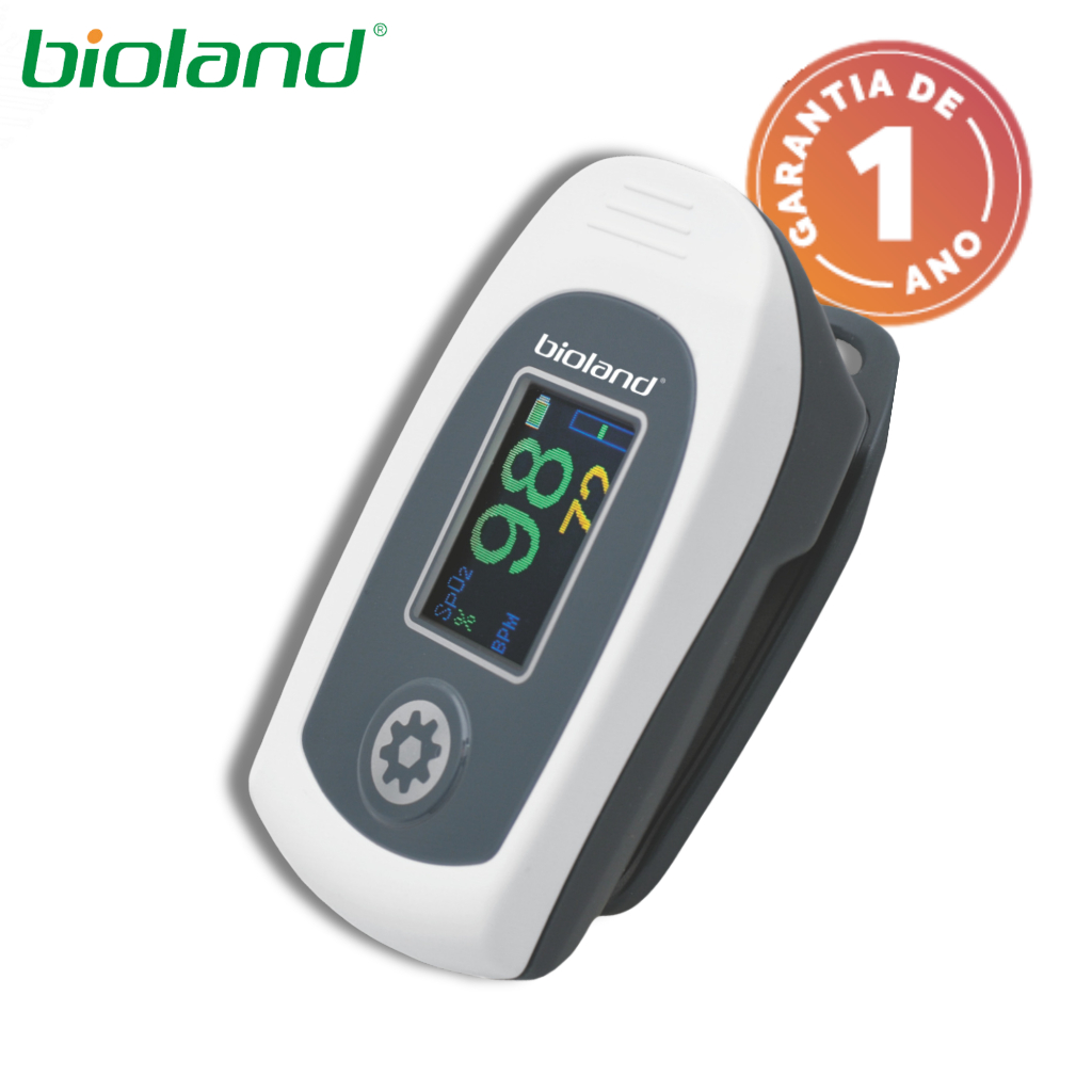 Oximetro Digital De Pulso Para Dedo Saturação De Oxigênio Profissional Original Bioland Adulto em Oferta na Shopee