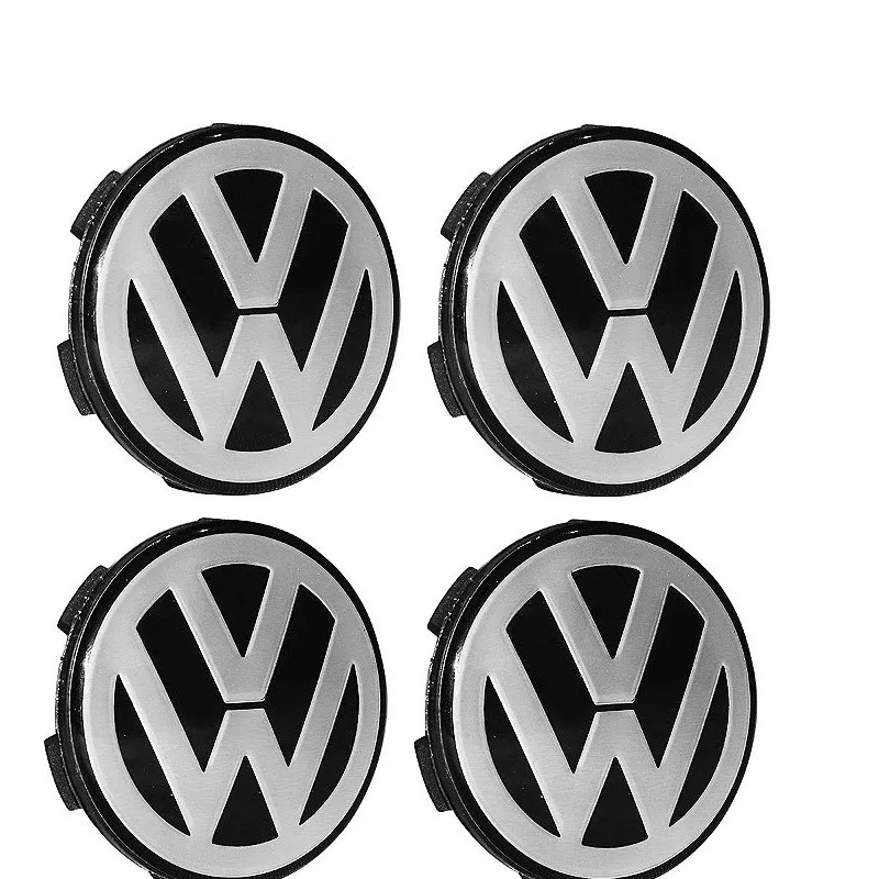 Jogo de calotinha do centro de roda para Vw Gol G5 G6 Saveiro surf Voyage Fox Crossfox Spacefox Polo em Oferta na Shopee