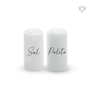 Kit Cozinha Saleiro e Paliteiro de Porcelana em Oferta na Shopee