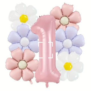 Balão Número Metalizado Rosa Claro Fosco 80cm em Oferta na Shopee