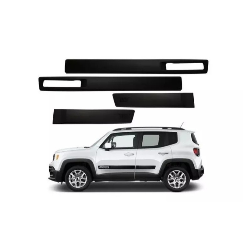 Friso Lateral Borrachão Premium Novo Jeep Renegade 2022 em diante