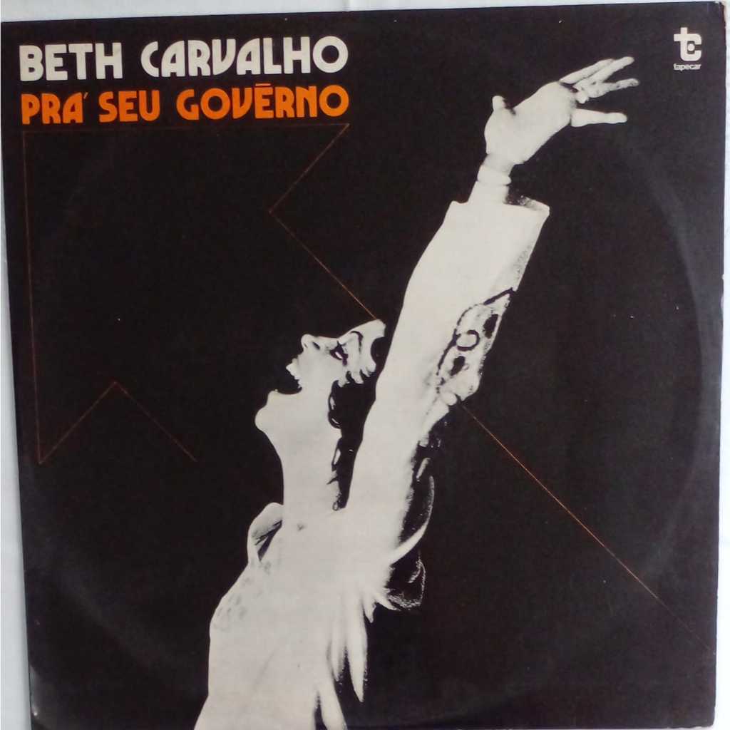 LP Vinil Beth Carvalho – Para Seu Governo 1974 | Samba MPB | Tapecar Original Raro | Colecionador