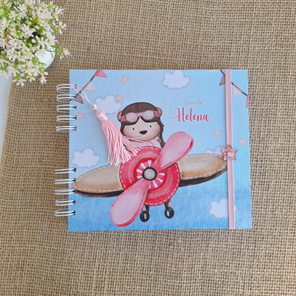Livro do bebê Ursinha aviadora