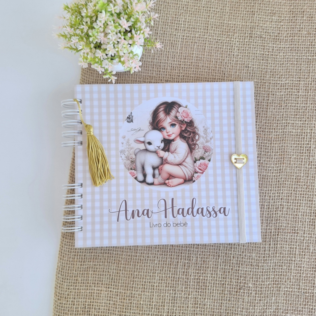 Livro do bebê Menininha cute