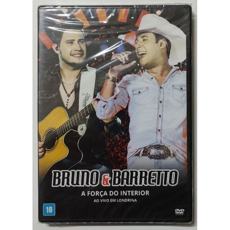 DVD - BRUNO & BARRETTO - ( A FORÇA DO INTERIOR ) - AO VIVO EM LONDRINA
