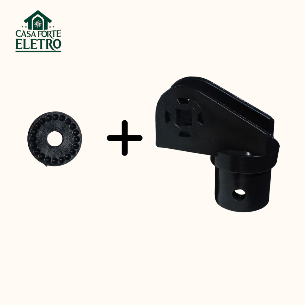 Suporte Original do Articulador do Ventilador Arge e Loren Sid tamanho Grande - Resistente - cor preto