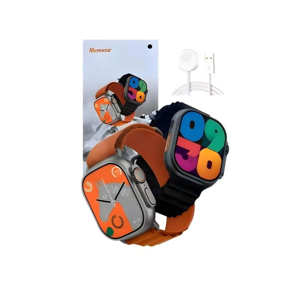 Relógio Ultra 9 2024 Novo Inteligente watch 9 Ultra Série 9 Bússola 2.2 Tela 49mm IWO Android IOS