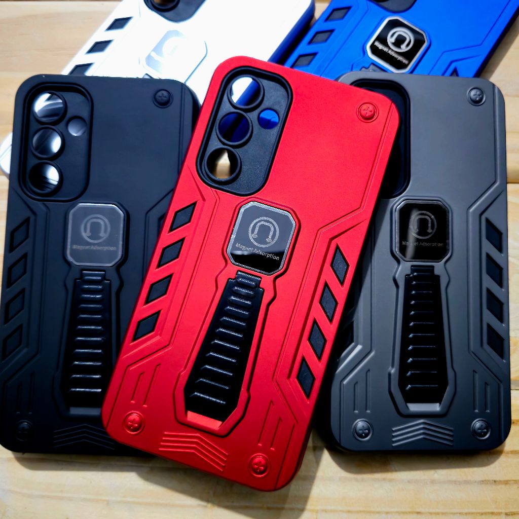 Capa capinha anti impacto silicone com Suporte para Samsung A05S / A05 / A06 / A25 / A24 - Magnético 2.0