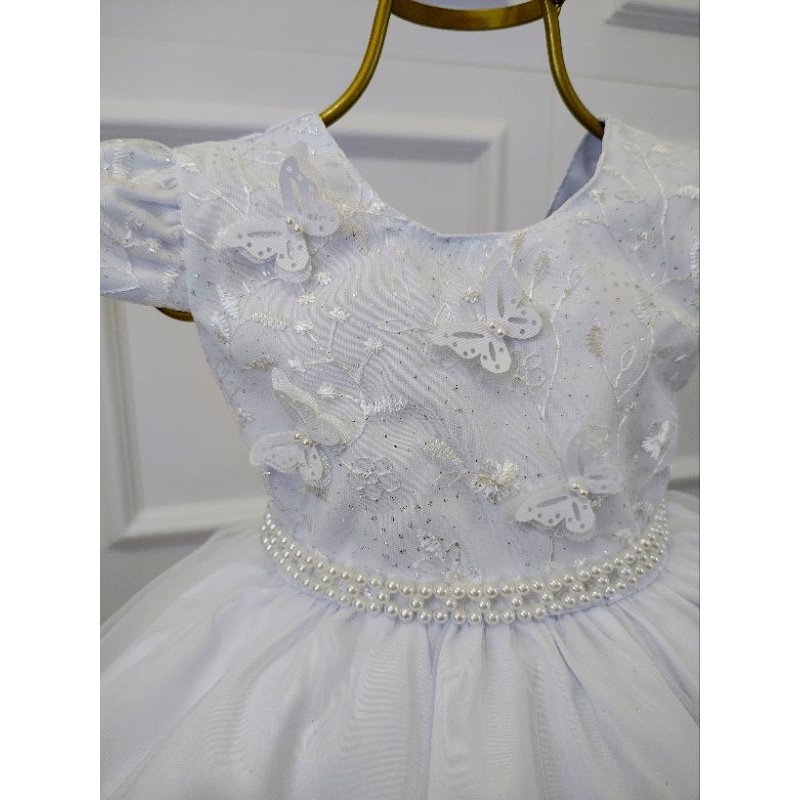 Vestido Infantil Bebê para Batizado e Daminha de Honra do 1 ao 4 em Oferta na Shopee