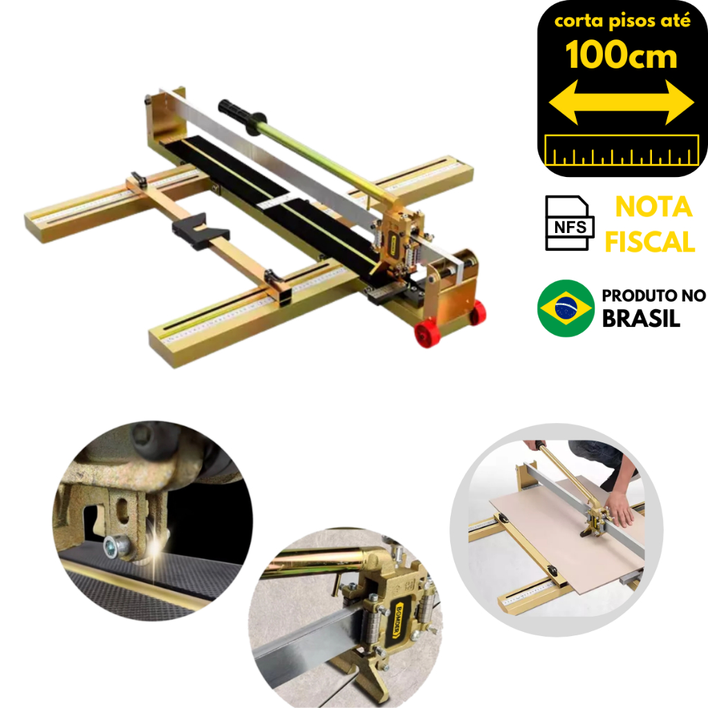 Riscadeira Cortadora De Piso Com Laser Portatil Com Rodizios