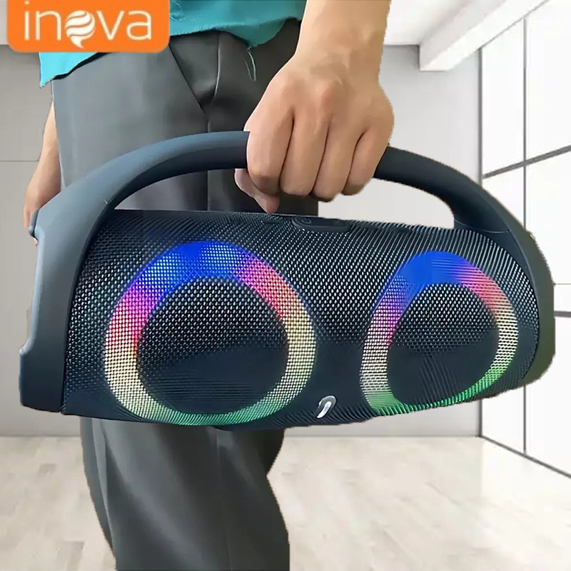 INOVA Extra Grande Caixa De Som Som Estéreo De Alta Fidelidade Ipx6à Tws Party Caixa De Som Portátil Bluetooth Speaker
