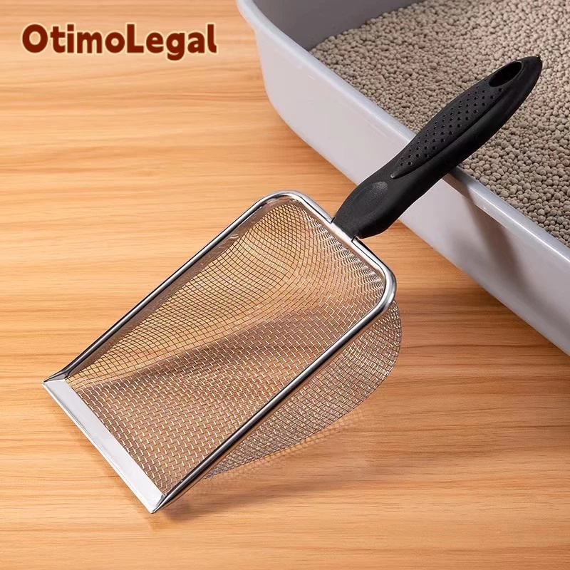 Ferramentas De Limpeza Para Animais De Estimação Pá De Aço Inoxidável Rede Areia Répteis Lagarto