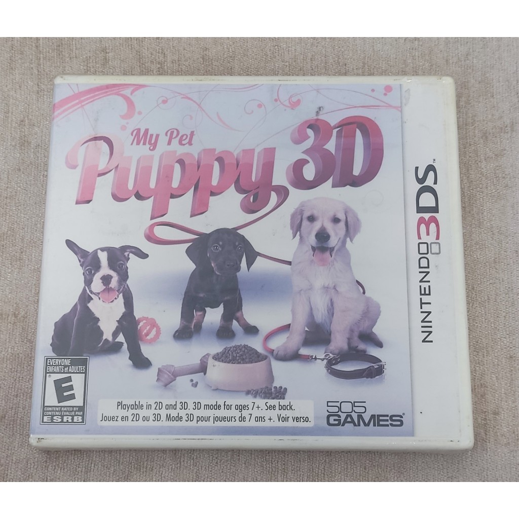Jogo My Pet Puppy 3D - Nintendo 3DS - Lacrado - Mídia Física Original