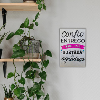 Quadrinho decorativo Azulejo Frases Decoração divertida Quadro Decoração parede