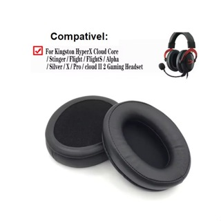 Par Espumas Almofadas Para Kingston E HyperX Cloud Core / Stinger / FlightS / Alpha / Silver / X / Pro / I / II em Oferta na Shopee