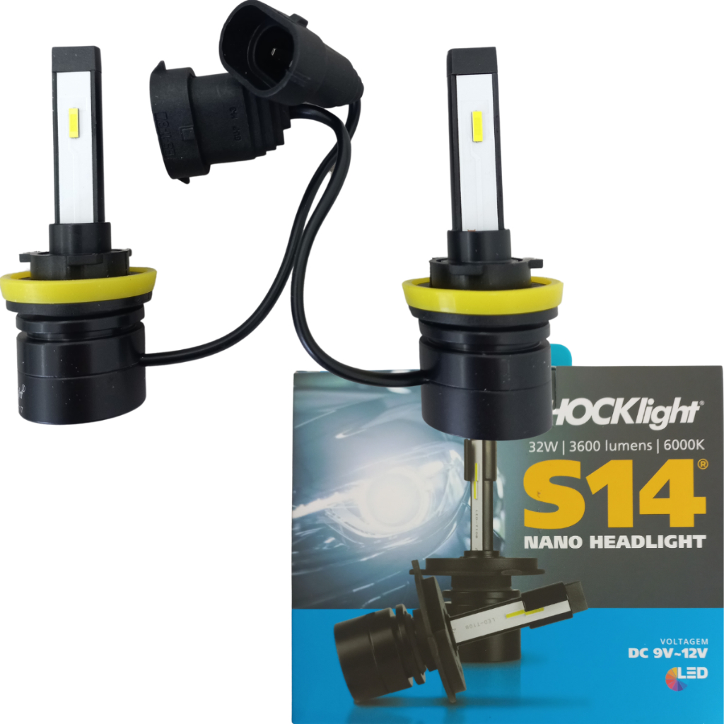 Lâmpada Super Led SLL-140011 S14 Nano Headlight Shocklight em Oferta na Shopee