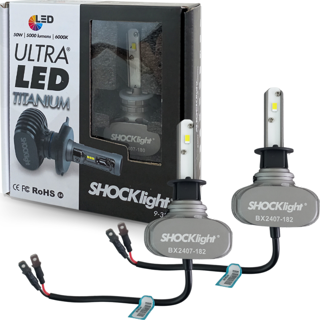 Lâmpada Ultra Led Titanium SLL-69001T H1 6000k Shocklight
