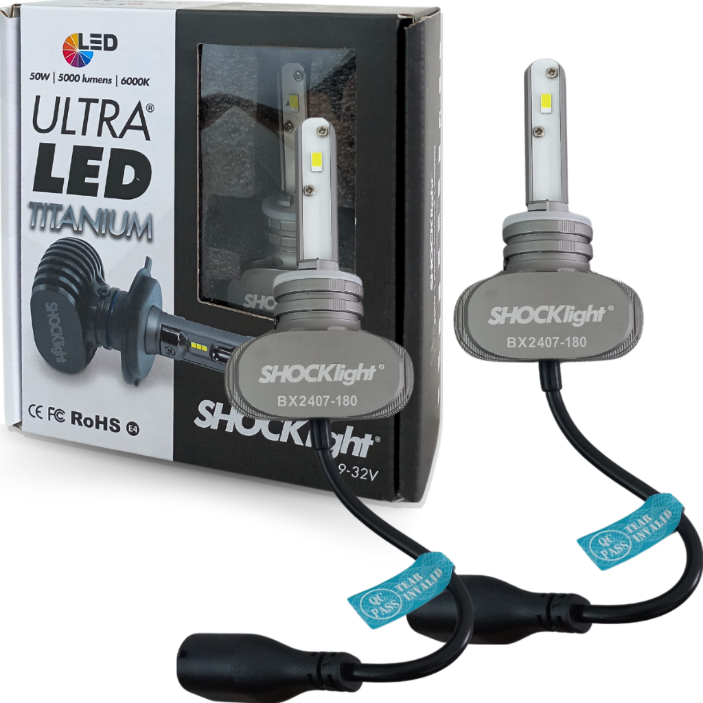Lâmpada Ultra Led Titanium SLL-60027T H27 6000K Shocklight