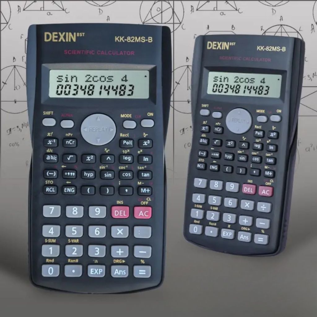 Calculadora Científica 240 Funções Calculadora Mesa Comercial Escritório Grande 12 Dígitos Bolso