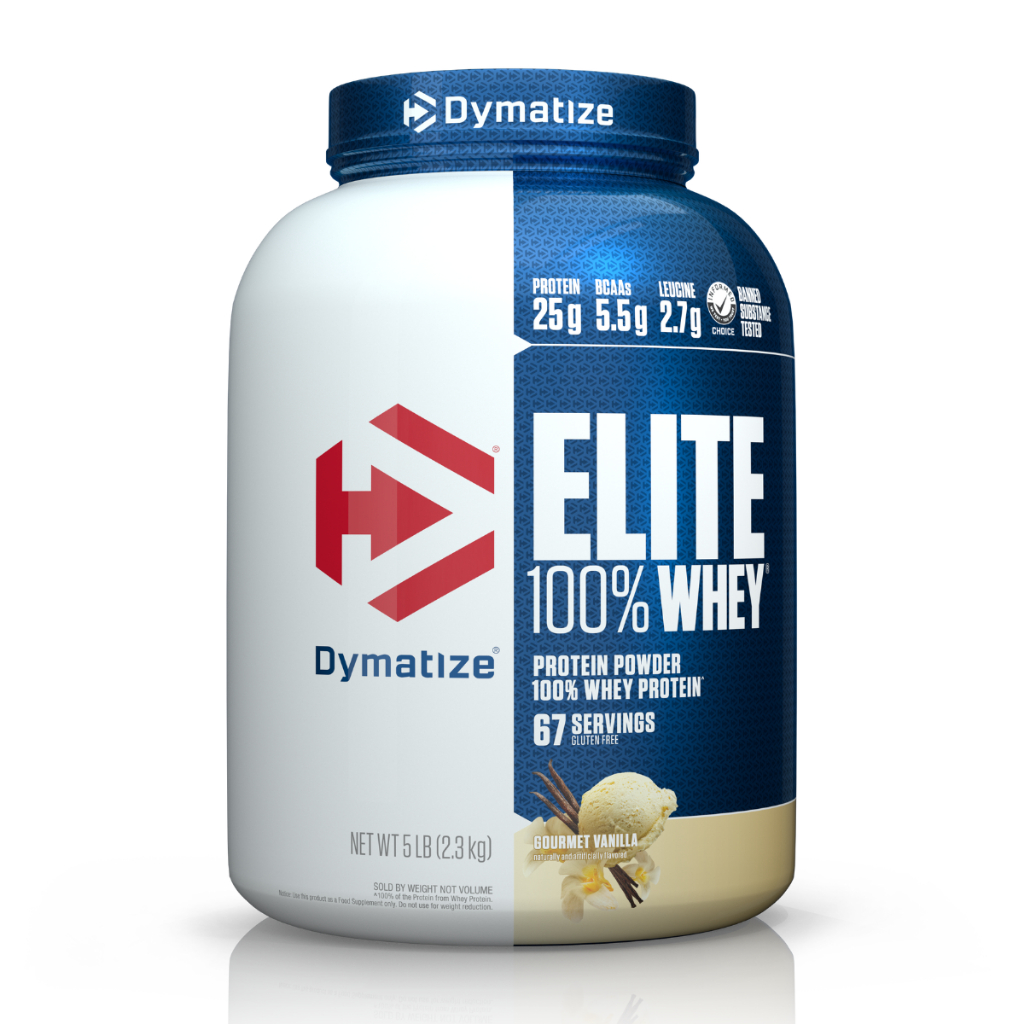 Whey Protein Elite Dymatize 2,3kg sabor Goumet Baunilha