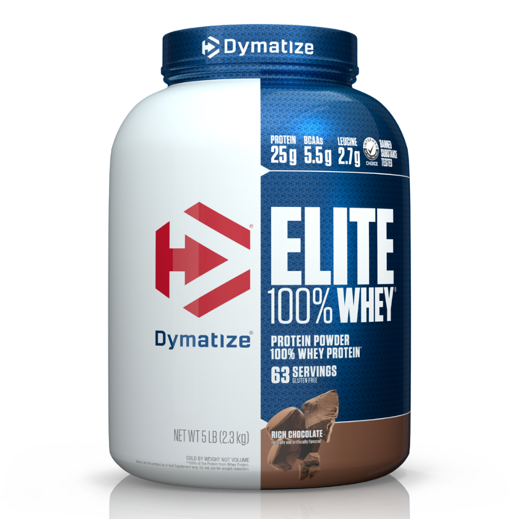 Whey Protein Elite Dymatize 2,3kg sabor Rich Chocolate em Oferta na Shopee