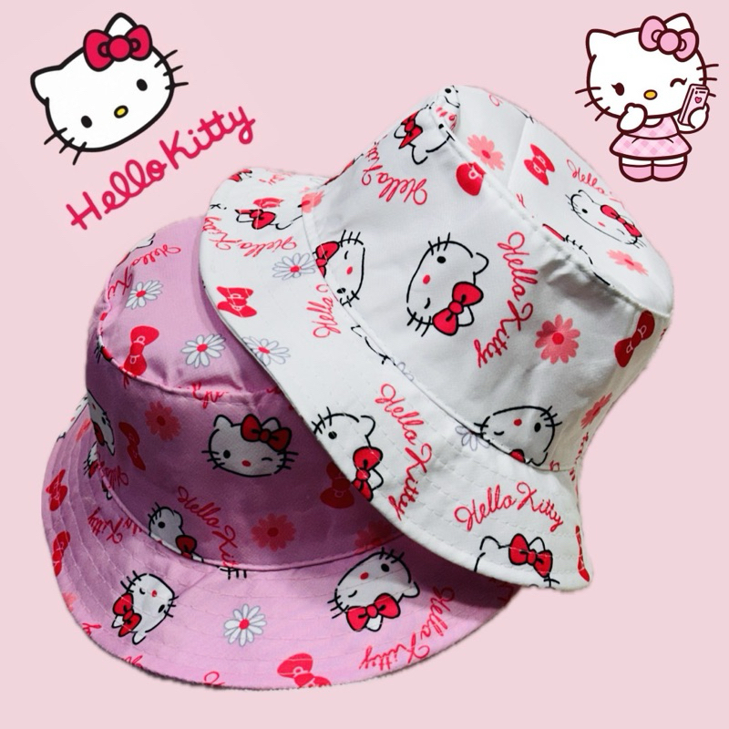 Chapéu Bucket Hello Kitty Estampado Anime Mangá (Infantil e Adulto P, M e G) – Conforto e Estilo em Oferta na Shopee