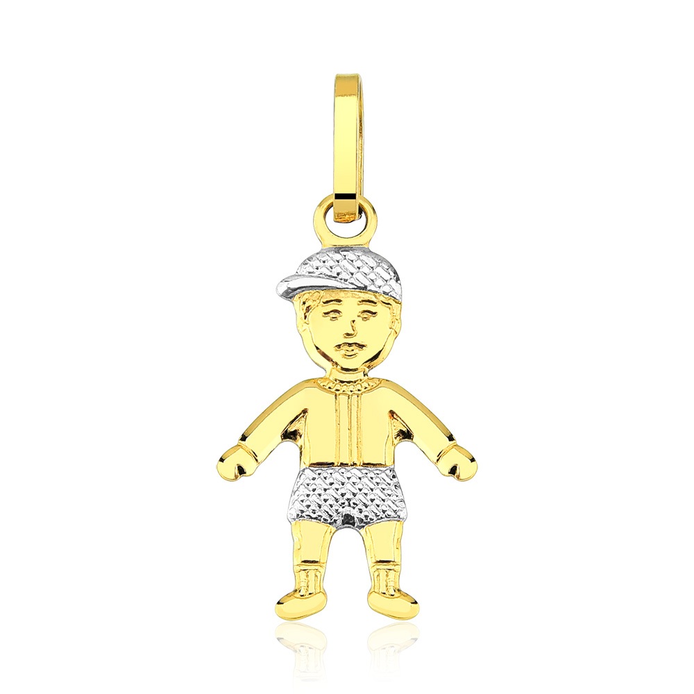 Pingente Menino Ouro 18k para Colar em Oferta na Shopee