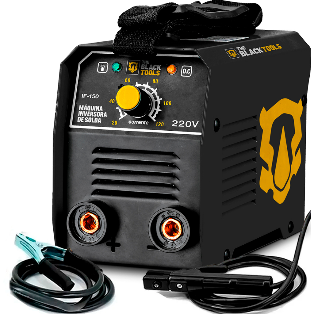 Máquina Inversora De Solda 120a 220v Oz Mi150 Cor Amarelo Frequência 50hz/60hz - Home & Living