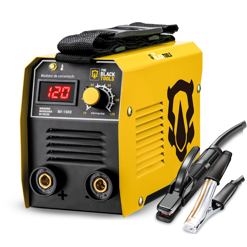 Máquina Inversora De Solda Portatil Mma Eletrodo 220v The Black Tools em Oferta na Shopee