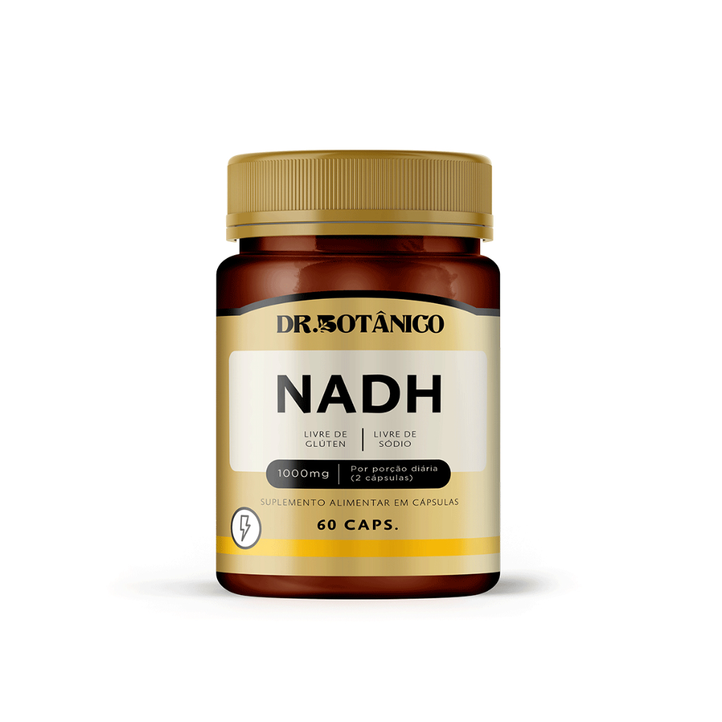 NADH ENERGIA NATURAL 1000MG 60CAPS DR. BOTÂNICO em Oferta na Shopee