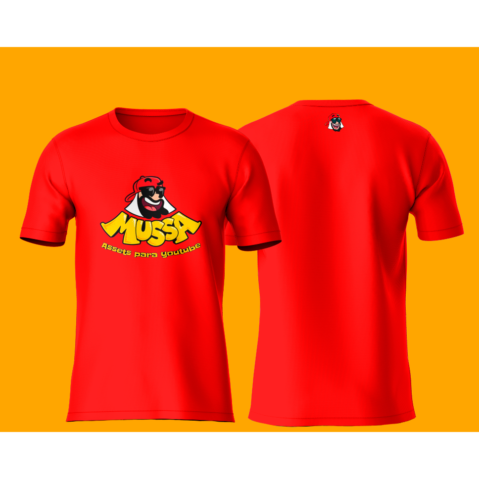 Camiseta modelo do Mussa YouTuber Mussoumano Camiseta 100% Algodão Infantil Juvenil Adulto Presente Criança