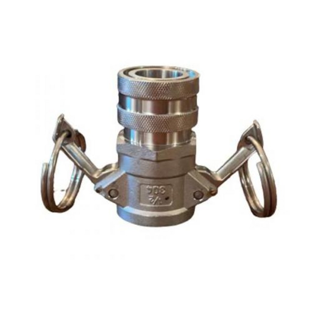 Acoplador fêmea 1/2 X 1/2 engate rápido fêmea - Inox