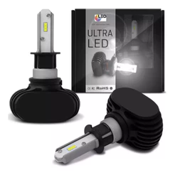 Kit Lampada Ultra Led 6000k 4000LM 50W 12V Reator Embutido Shocklight