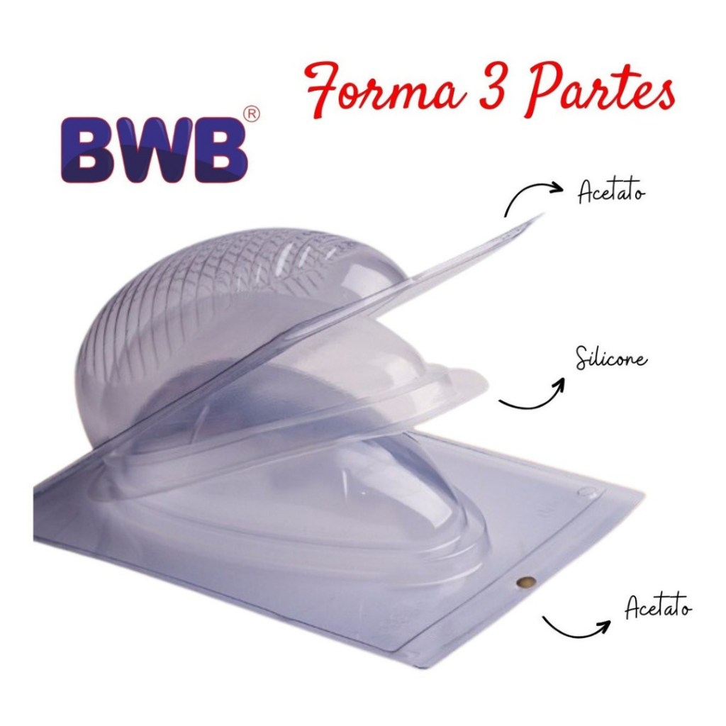 Forma Ovo Páscoa Silicone Especial 3 Partes Para Chocolate - Bwb em Oferta na Shopee