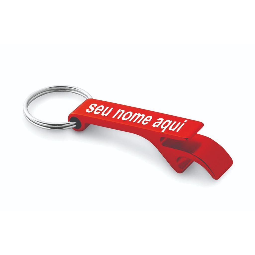 Chaveiro Abridor Com Seu Nome personalizado a laser COLORIDO metal